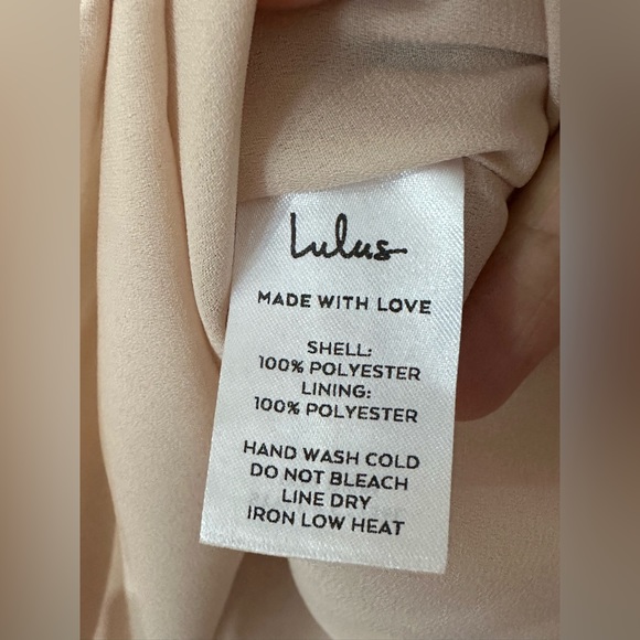 Lulu’s Stylish & Sincere Beige Long Sleeved Top - Picture 6 of 14